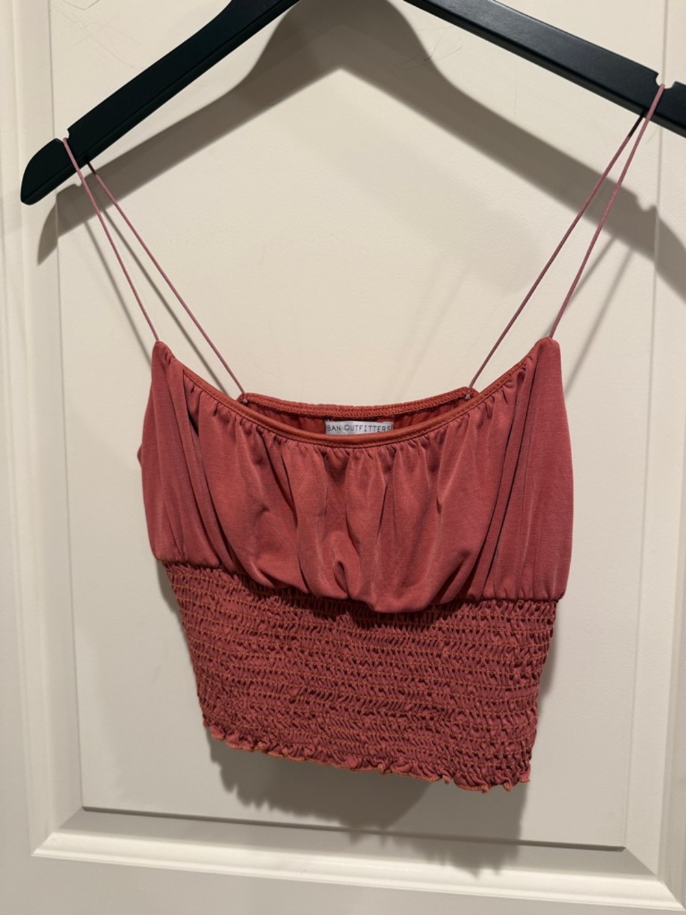 Urban Outfitters Rusty Rose Smocked Cami Top
